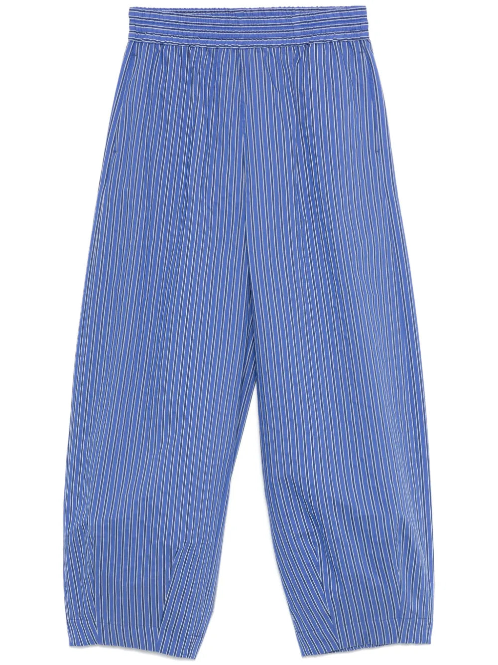 Cotton Striped Trousers