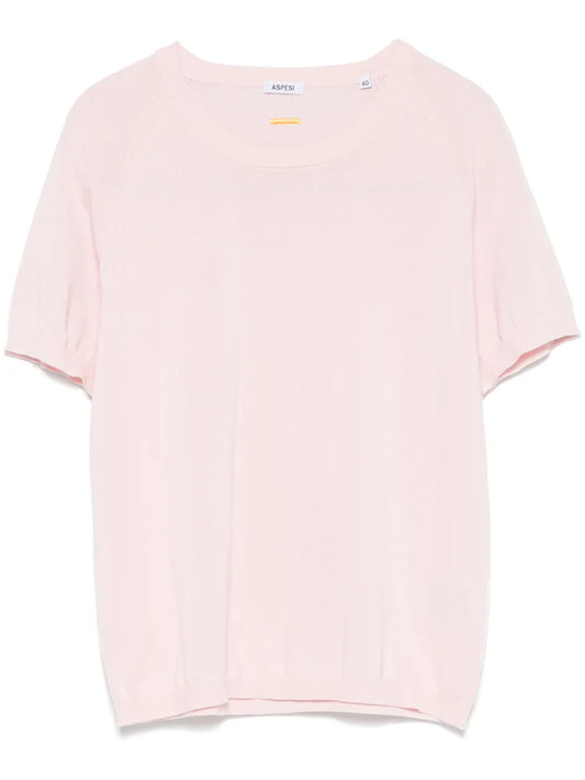 Crew-Neck Cotton T-Shirt