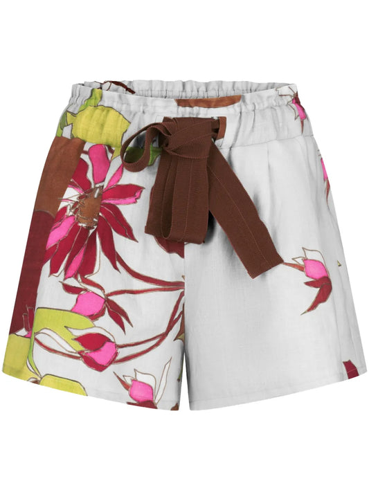 Floral-Print Shorts