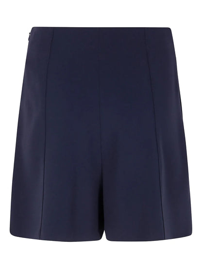 Piped-Trim Tailored Shorts