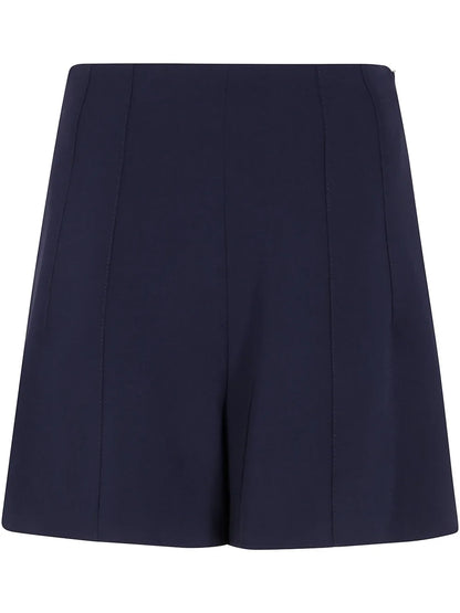 Piped-Trim Tailored Shorts