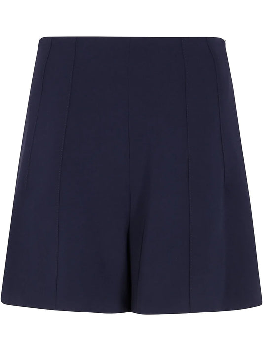 Piped-Trim Tailored Shorts