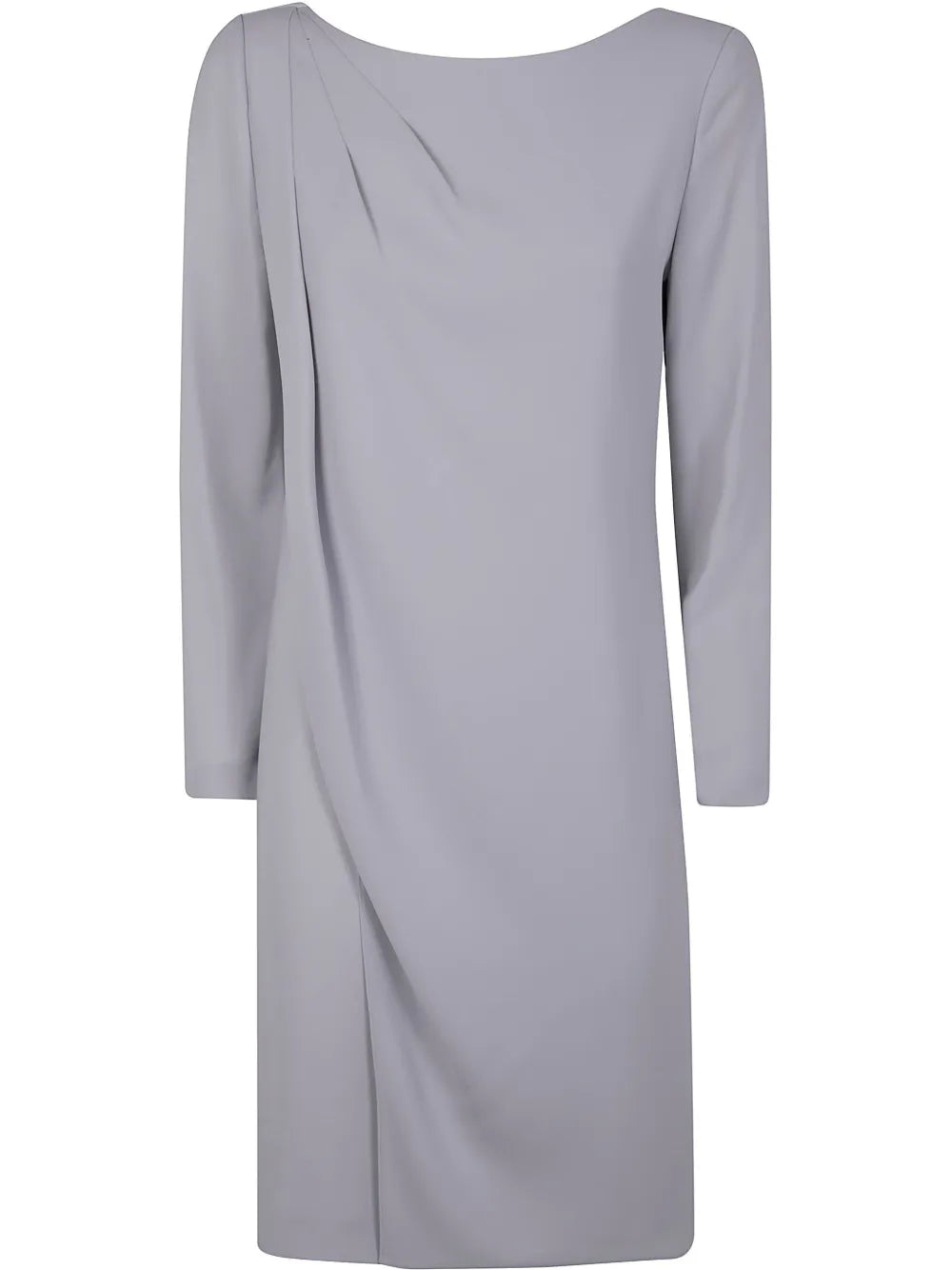 Panel-Detail Cady-Texture Mini Dress