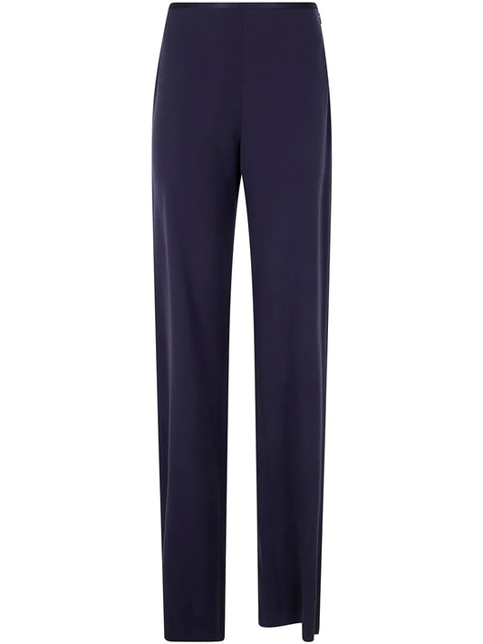 Satin-Trim Trousers