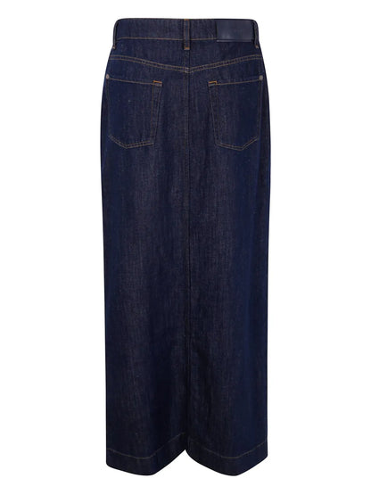 Denim Maxi Skirt