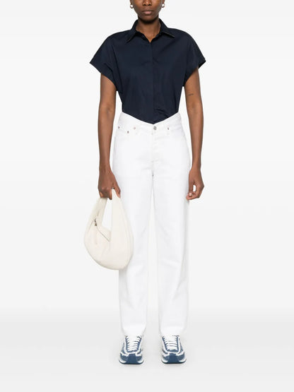 V-Waist Baggy Jeans