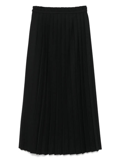 Pleated Maxi Skirt
