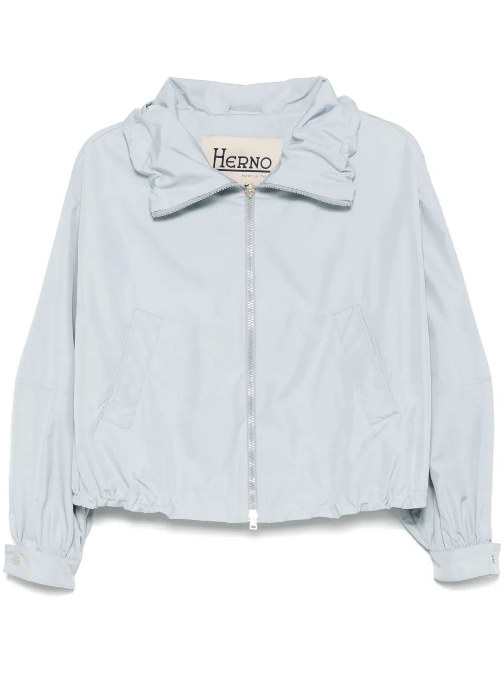 Drawstring-Neck Jacket