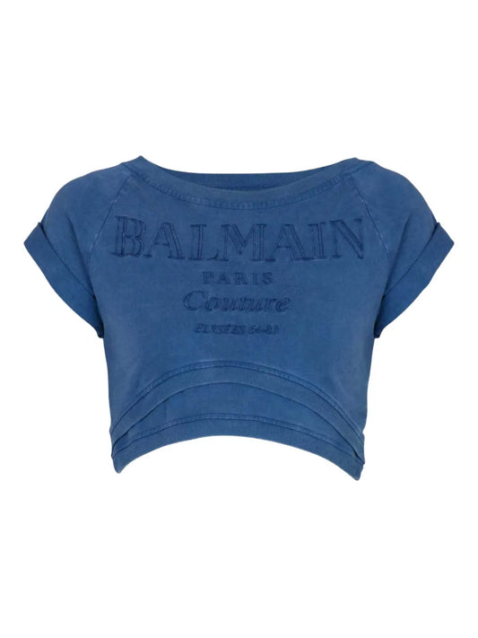 Cotton Cropped T-Shirt