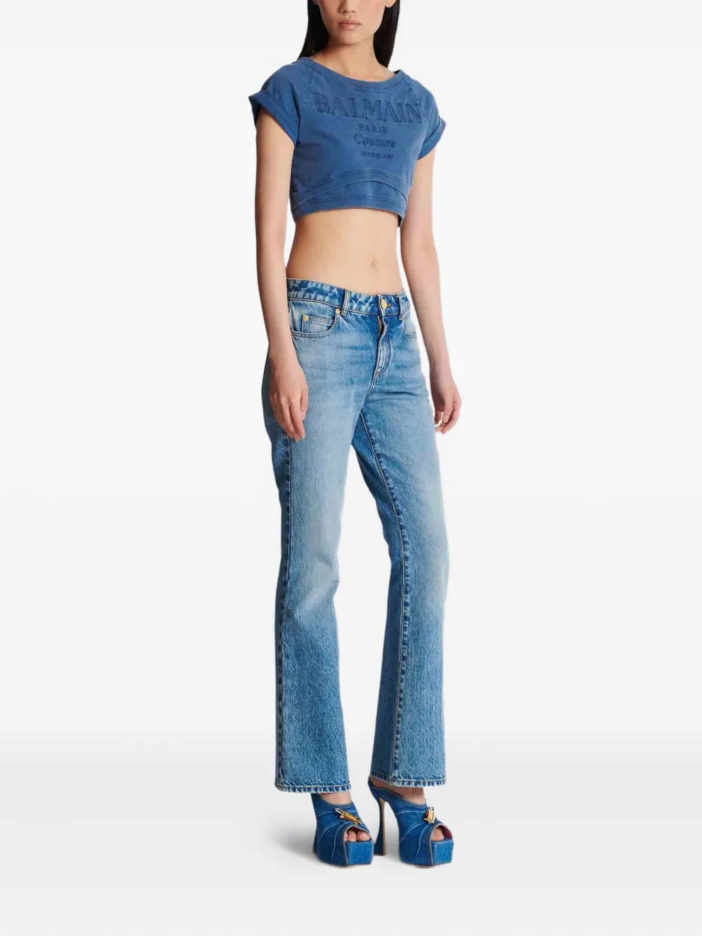 Cotton Cropped T-Shirt