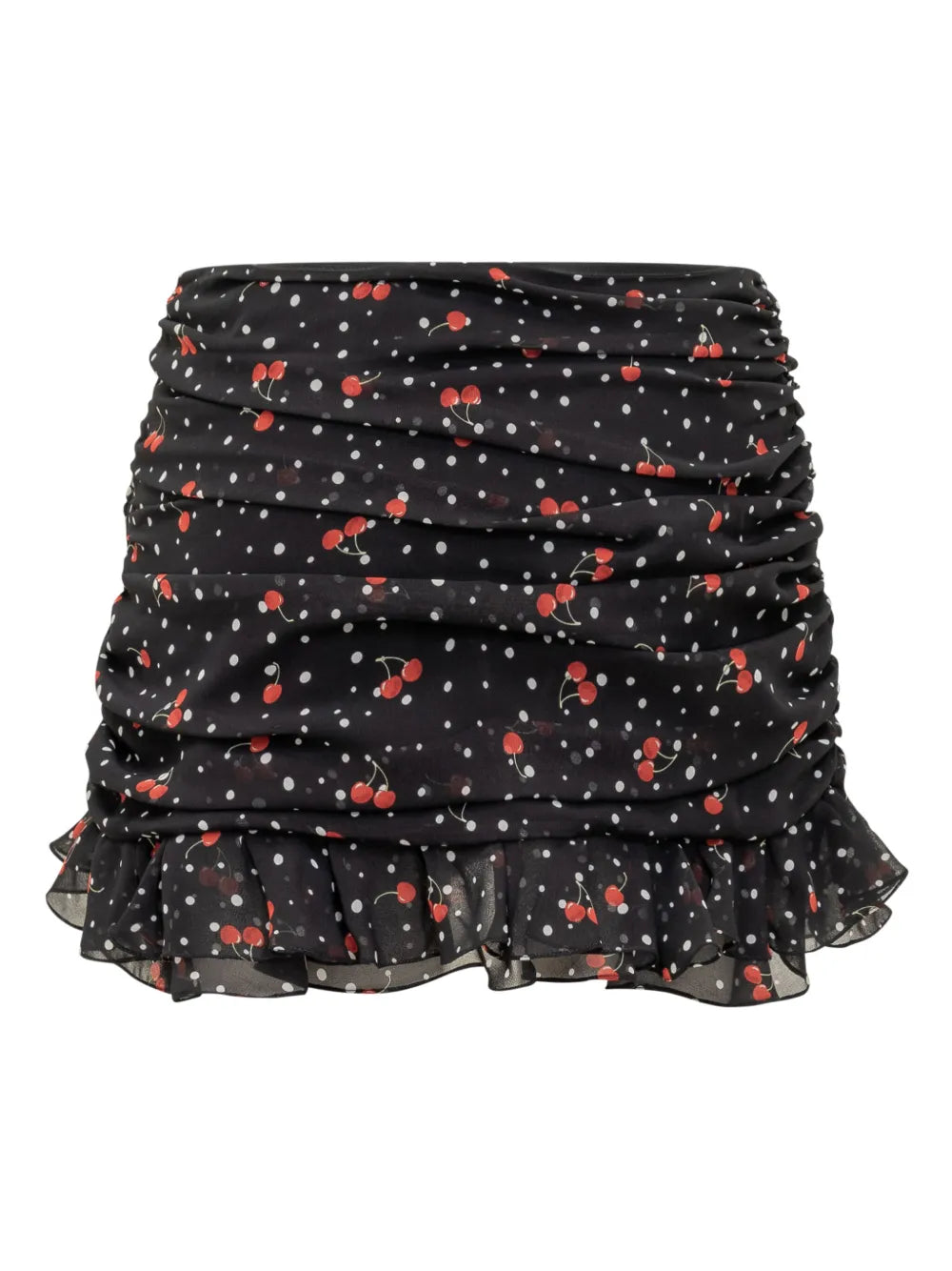 Draped Mini Skirt