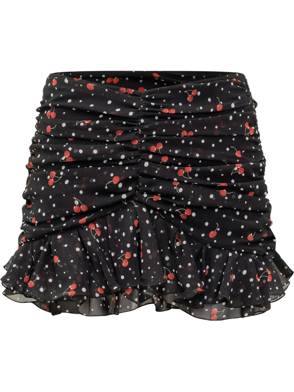 Draped Mini Skirt