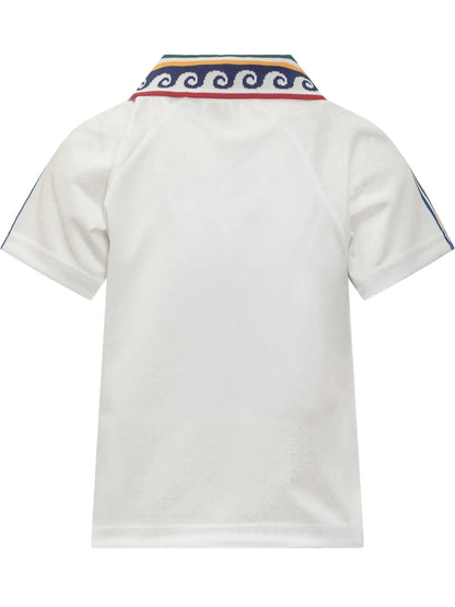 Logo-Print Polo Top