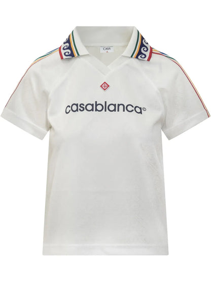 Logo-Print Polo Top