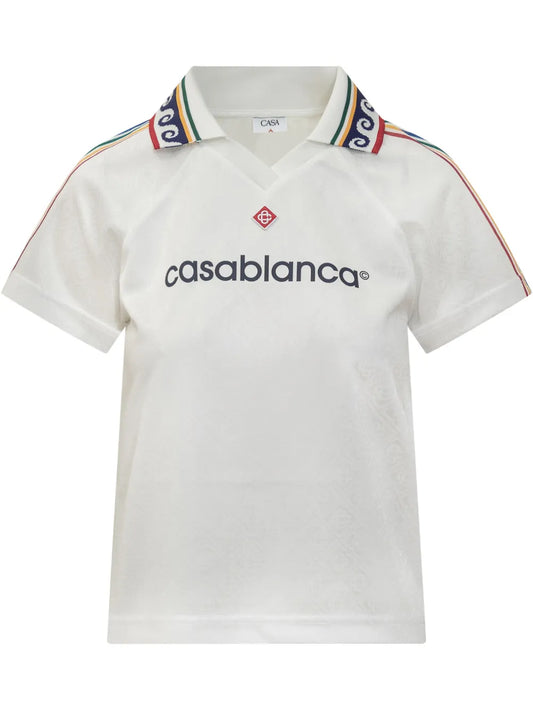 Logo-Print Polo Top