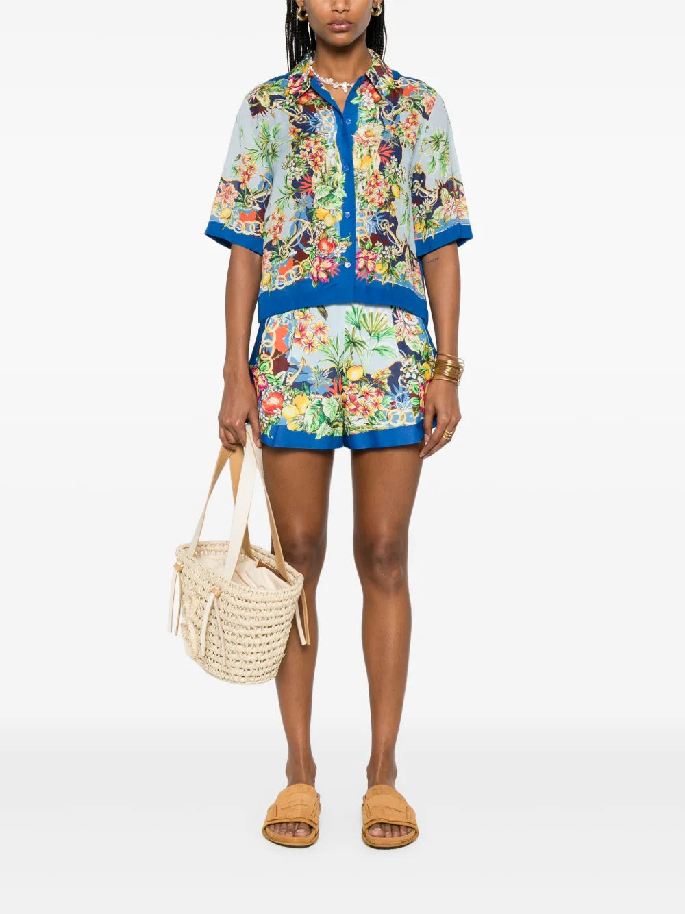 Floral-Print Shirt