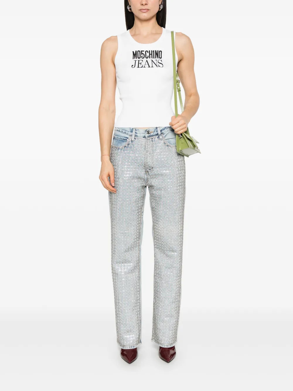 Logo-Jacquard Tank Top