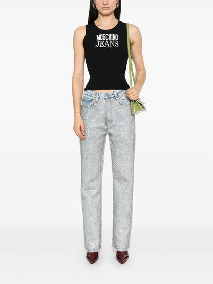 Logo-Jacquard Tank Top
