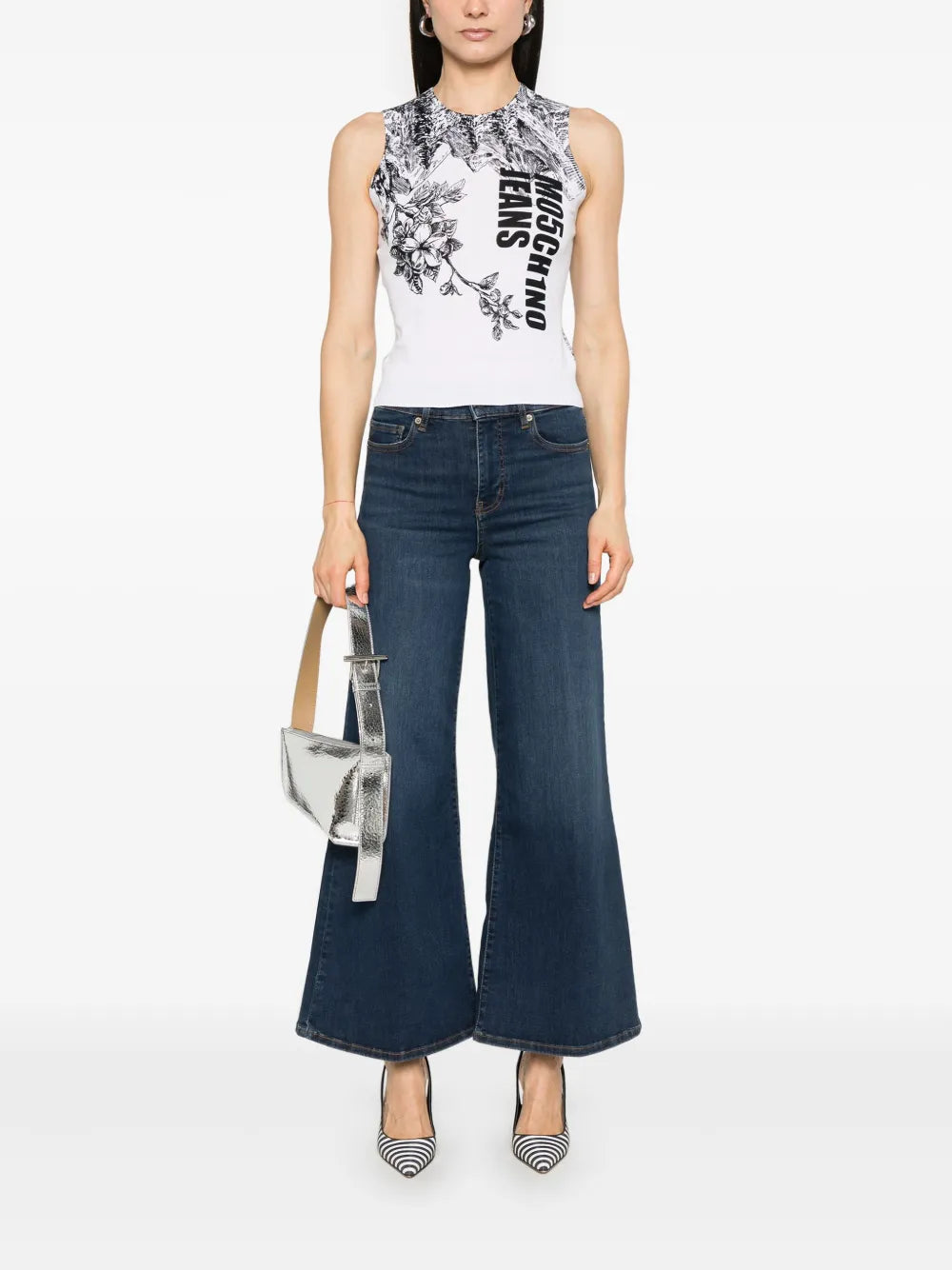 Logo-Jacquard Tank Top