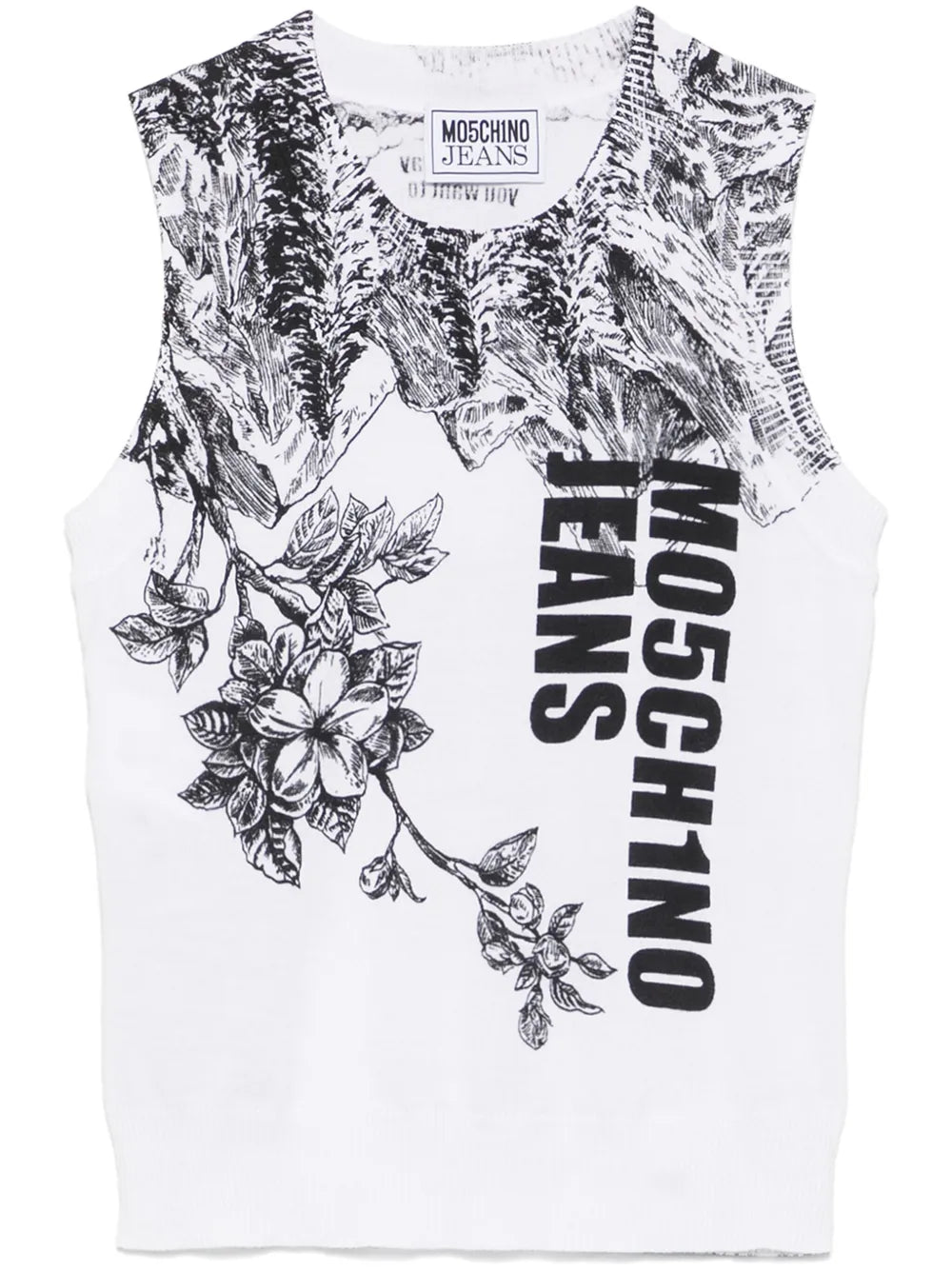 Logo-Jacquard Tank Top