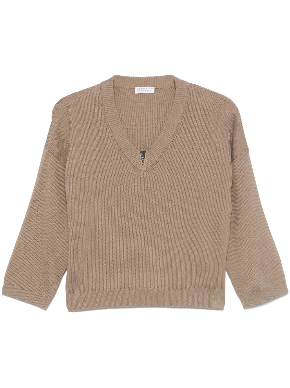 Bead-Embellished Sweater
