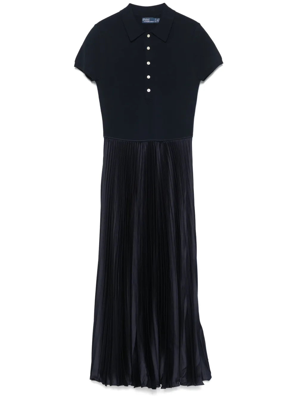 Pleated Polo Dress