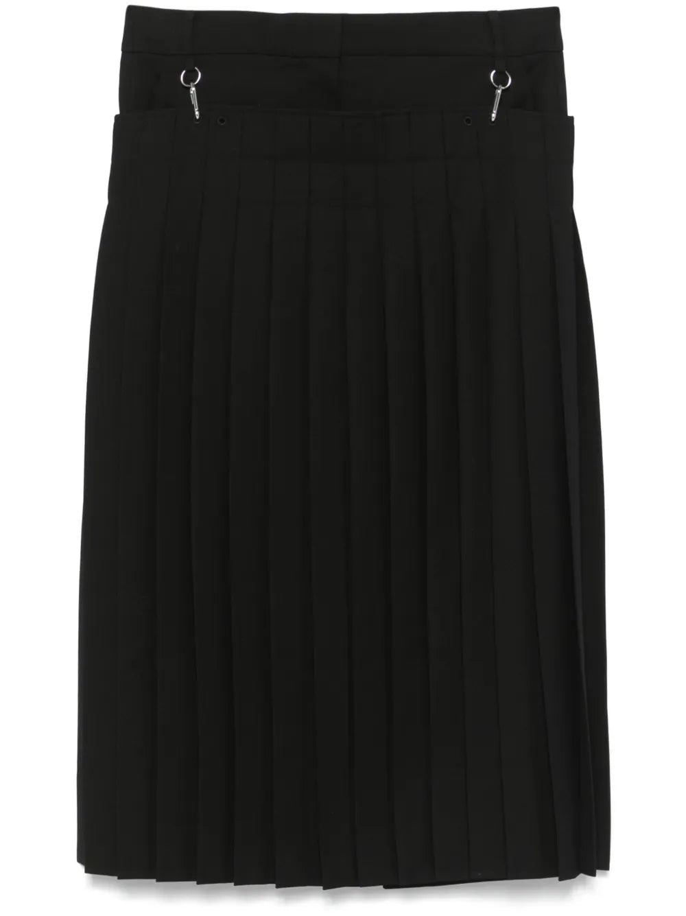 Convertible Pleated Maxi Skirt