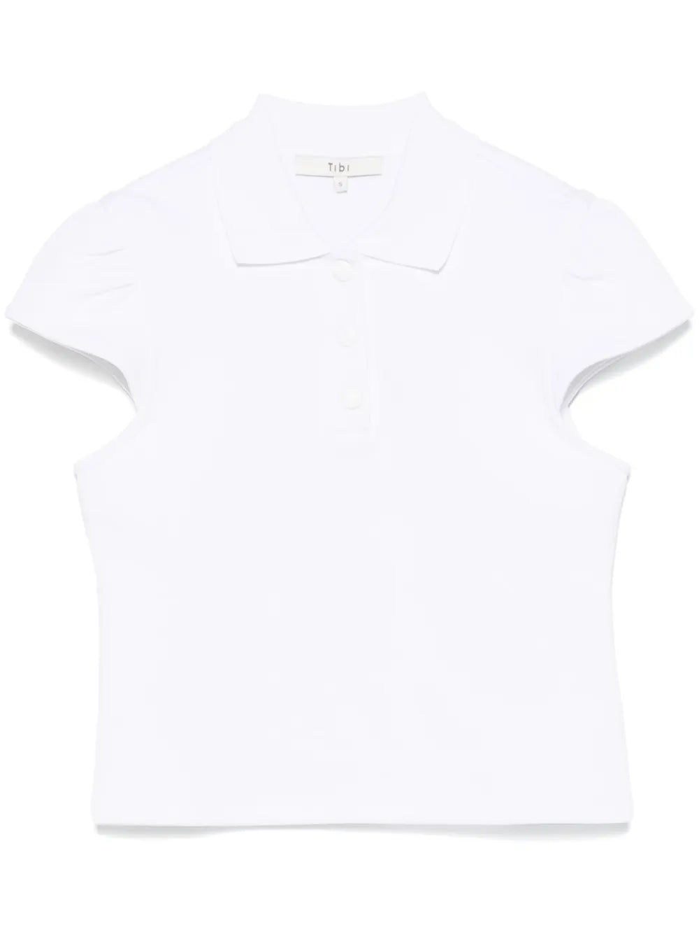 Pique Shrunken Polo Top
