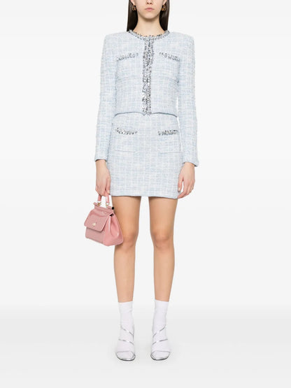 Checked Cardigan