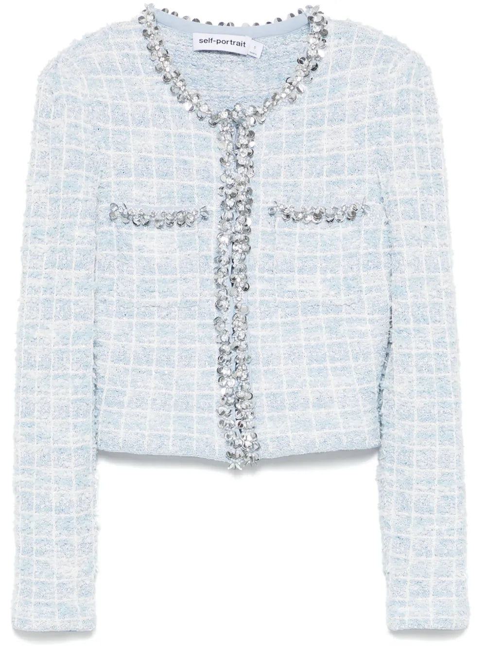 Checked Cardigan
