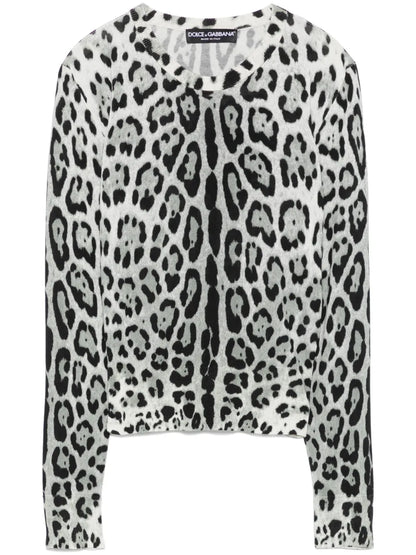 Leopard-Print Sweater