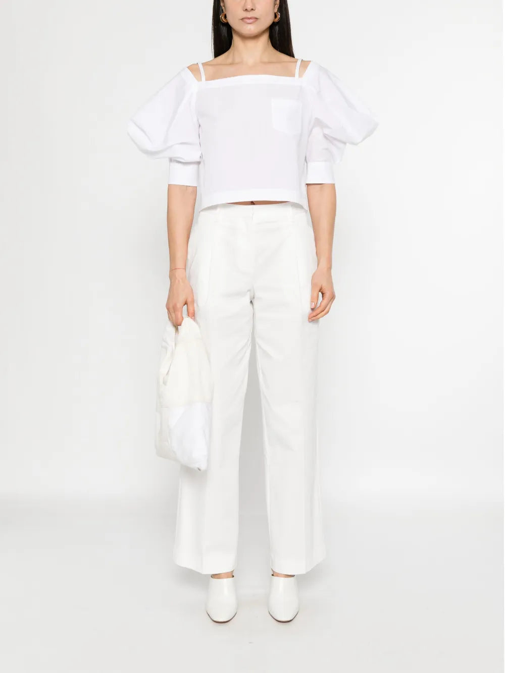 Puff-Sleeve Blouse