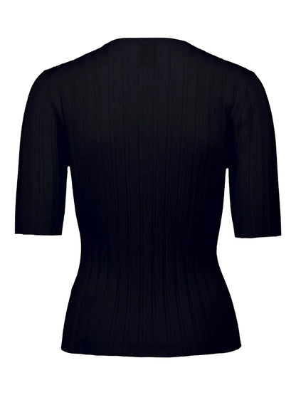 Ribbed-Knit Top