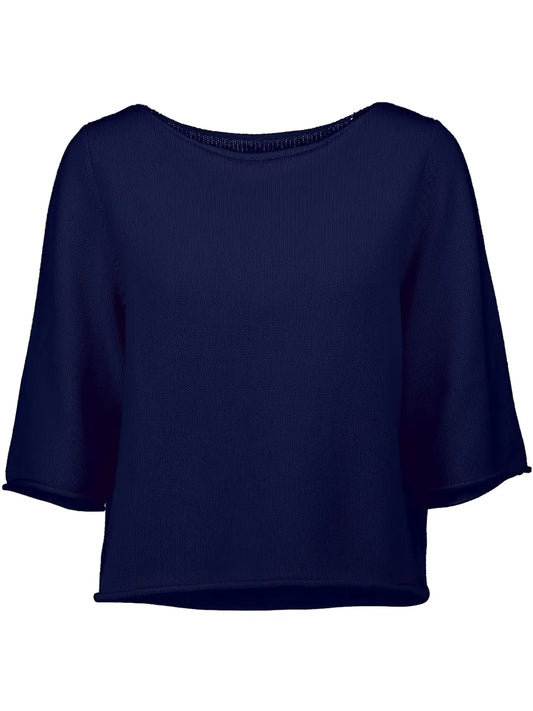 Slash-Neck Sweater