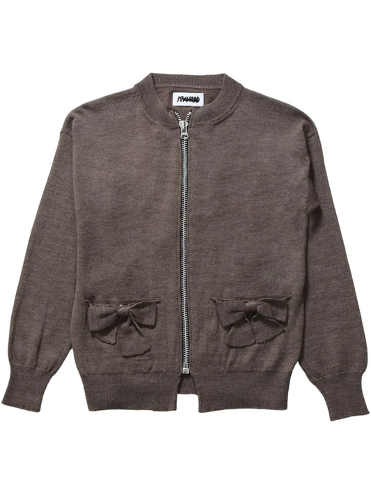 Bow-Detail Cardigan