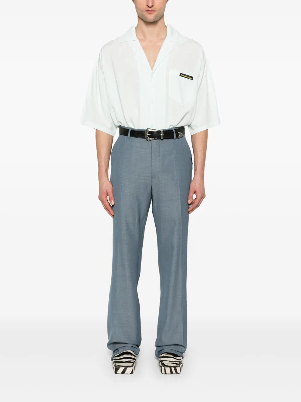 Logo-Patch Shirt