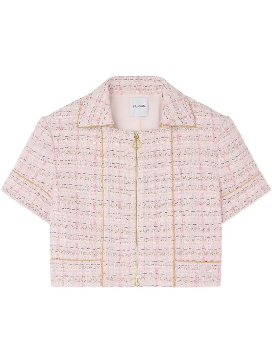 Cropped Tweed Jacket