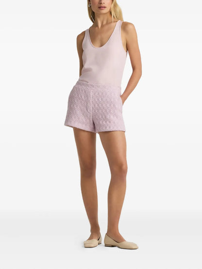 Honeycomb-Knit Shorts