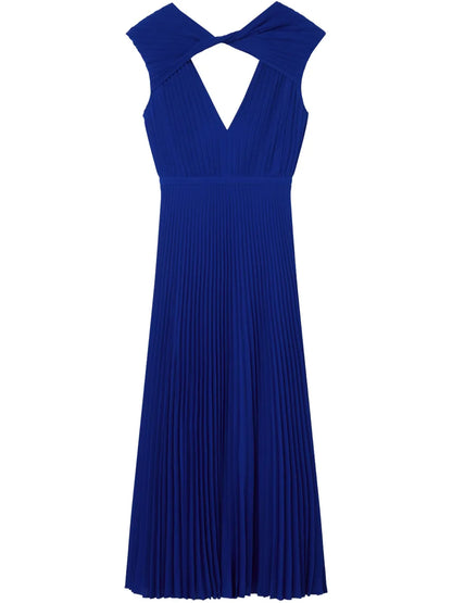 Pleated Midi Dress
