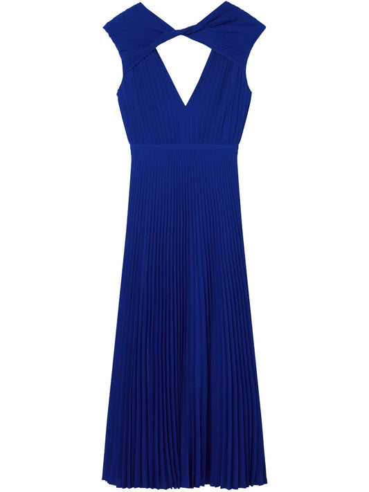 Pleated Midi Dress