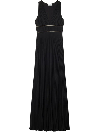 Pleated Italian Gown