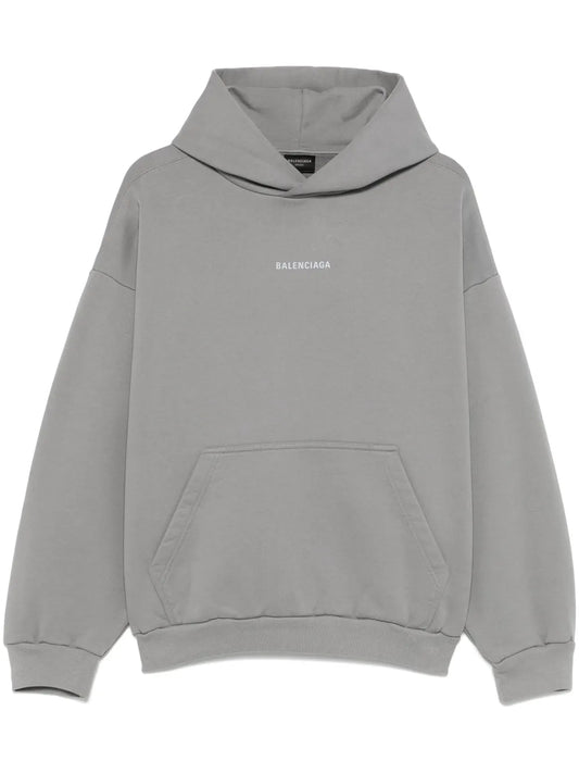 Reflective-Logo Hoodie