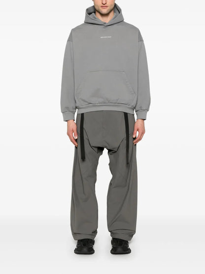 Reflective-Logo Hoodie