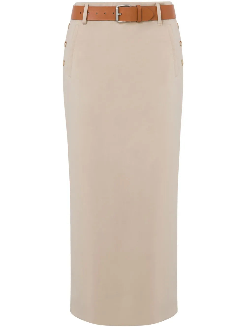 Belted Midi Skirt