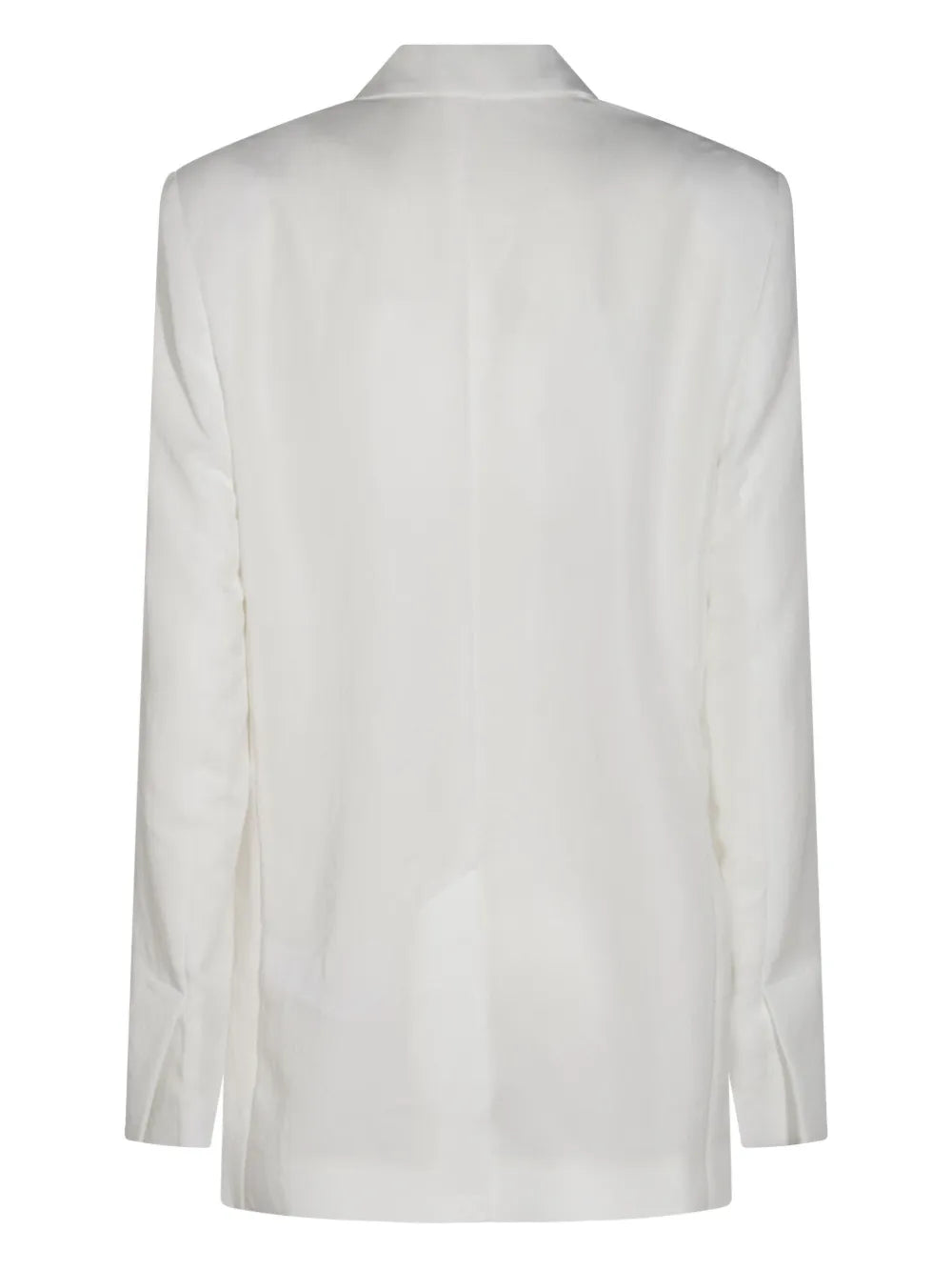 Logo-Lettering Single-Breasted Blazer