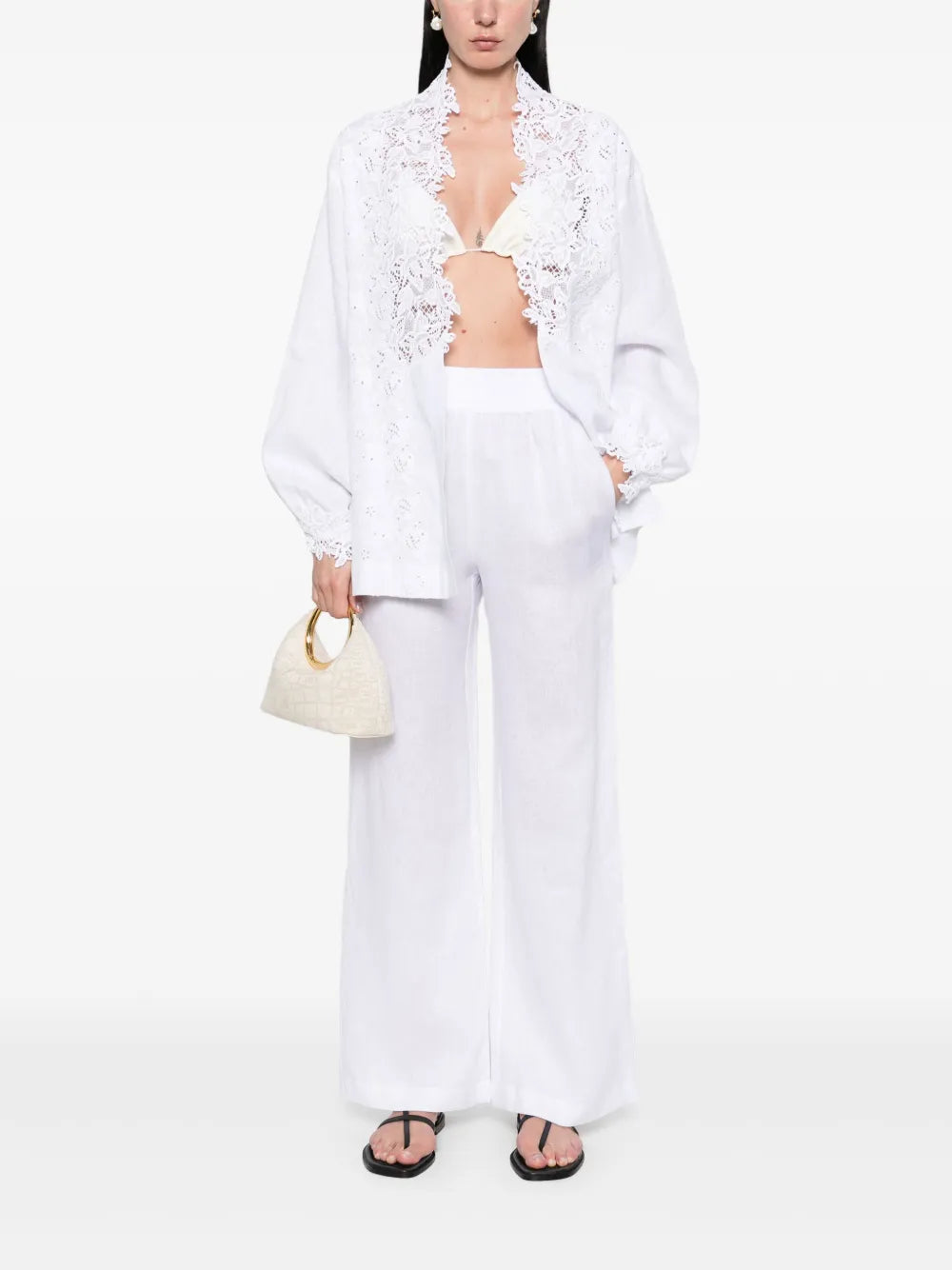 Linen Palazzo Pants