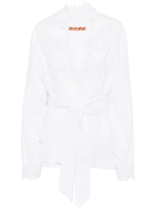 Lace-Detailed Blouse