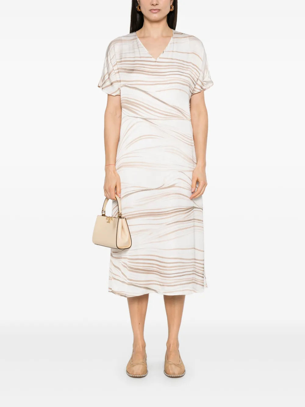 Striped Midi Dress