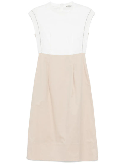 Bead-Detail Midi Dress