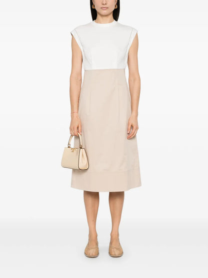 Bead-Detail Midi Dress
